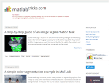 Tablet Screenshot of matlabtricks.com